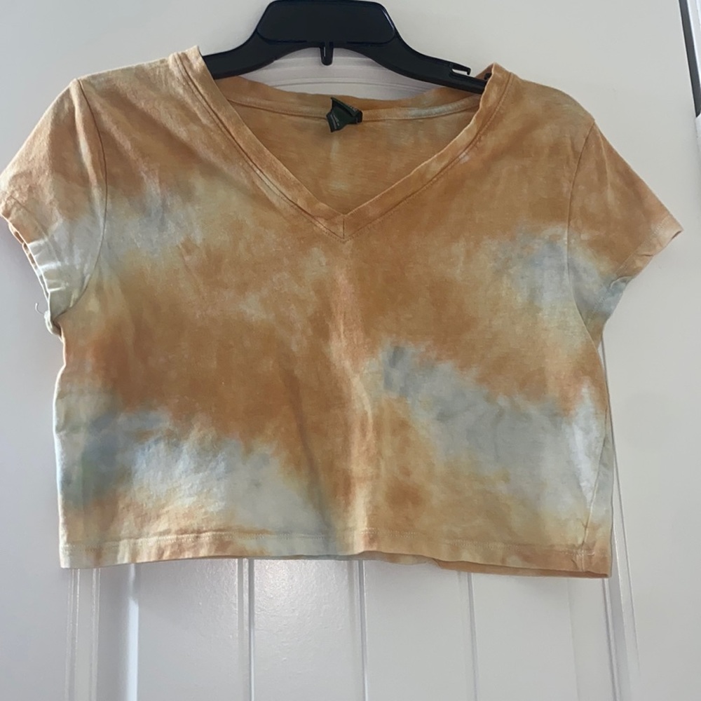Tie die crop top